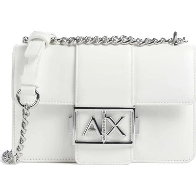 Armani Exchange Jod small crossbody kabelka bílá