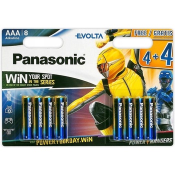PANASONIC EVOLTA Platinum LR03EGE/8BW 4+4F AAA 8ks
