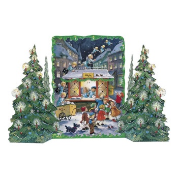 Korsch Verlag GmbH Adventskalender "Engelchens Postamt" | Lore Hummel