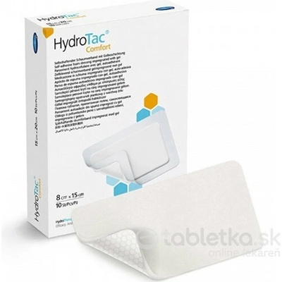 HydroTac Comfort penové krytie samolepiace 8x 15 cm 10 ks