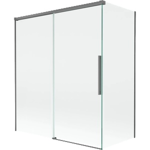 Mexen Rox две крила 140 + 70 x 150 см, прозрачен, накрайник - 8C9-140-070-95-00 (8C9-140-070-95-00)