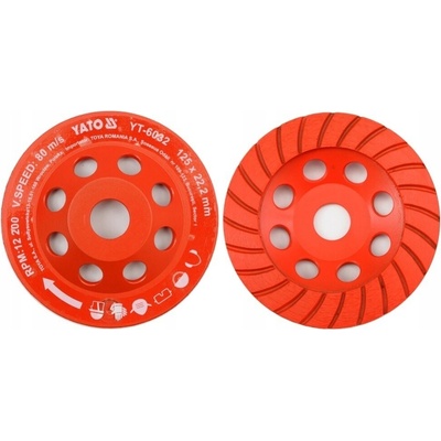YATO YT-6032 BRUSNÝ KOTOUČ DIAMANTOVÝ 125X22,2MM