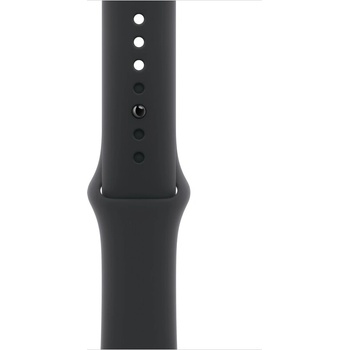 Apple Каишка от Apple за Apple Watch 46mm Sport Band: Black Sport Band - M/L (MXM43ZM/A)