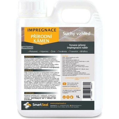 Impregnace na přírodní kámen - suchý vzhled, 1l
