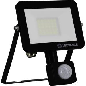 OSRAM LED прожектор Ledvance Effect 865 Black, 20W, 1800 lm, 6500K, IP65, за стена, със сензор