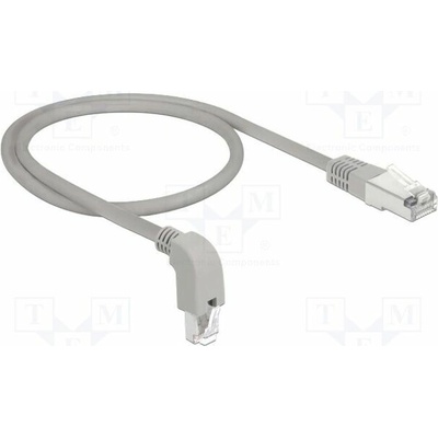 Delock 85864 Patch S/FTP Kat: 6 Cu 0,5m šedý