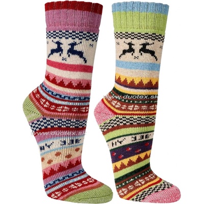 SOCKS4FUN Zimné ponožky W 2199 2 k.2