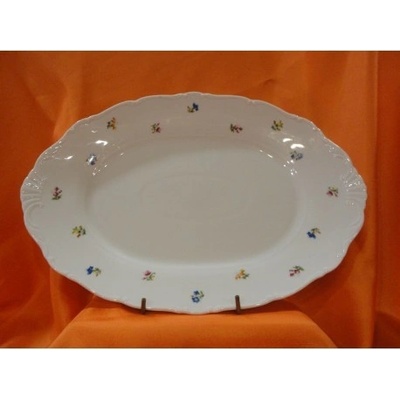 BOHEMIA PORCELÁN MORITZ ZDEKAUER 1810 Oválová miska Ofelie Házenka 36 cm