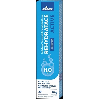 Vitar Rehydratace Active + Probiotika tabliet eff 20 ks