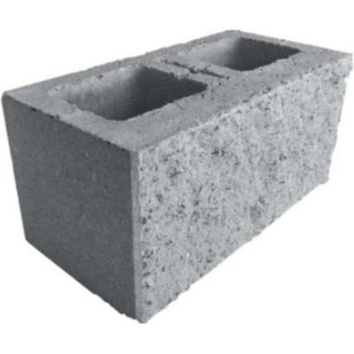 Tvarovka plotová PRESBETON Face Block HX 2/19 B 390×195×190 mm – přírodní