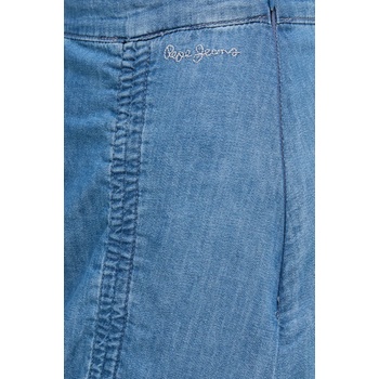 Pepe Jeans Дънкова пола Pepe Jeans MAXI SKIRT HW SUNSET в синьо дълга с кройка тип молив PL901218 (PL901218)