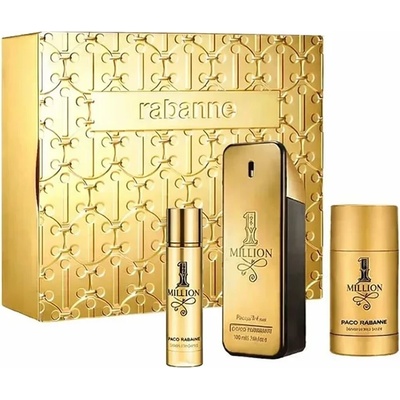 Paco Rabanne 1 MILLION комплект 3 части 100 мл - EDT