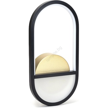 Aigostar - LED аплик LED/13, 5W/230V 2700K черен/златист (AI1046)