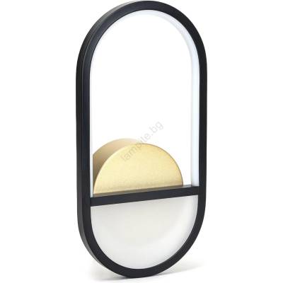 Aigostar - LED аплик LED/13, 5W/230V 2700K черен/златист (AI1046)