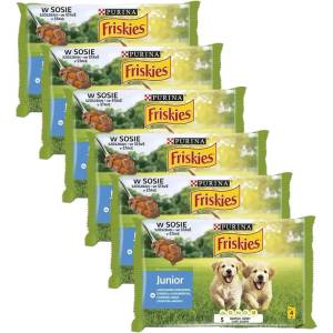 Friskies Junior мултипак с пиле в сос 24 x 85 г
