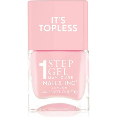 Nails Inc. It’s Topless gélový lak na nechty pre dlhotrvajúci efekt odtieň Sabrina 14 ml