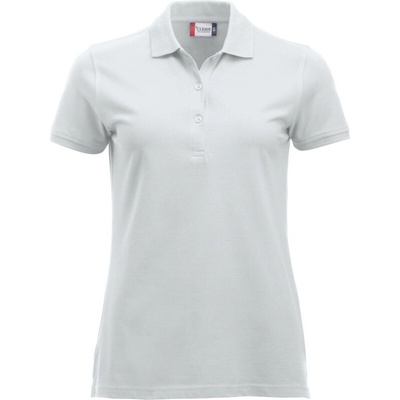 CLIQUE Polokošile Classic Marion S S těžká bavlna krátký rukáv dámská COT67824600100 white