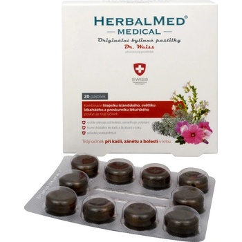 Dr. Weiss HerbalMed Medical pastilky ZP 20 pastilek