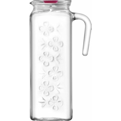 Plastimex džbán 1,2l BLOOM s víčkem,sklo