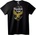NOONEBRAND Тениска Свобода и Орел - M, Black