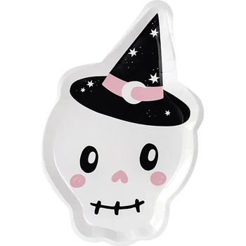 PartyDeco Хартиени чинии Черепи, 18 x 27 см