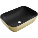 Mexen Rita 45x32 cm matt black/gold (21084577)