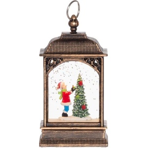 FINNLUMOR Светещ фенер Snowglobe - момиче - бронзов (TB-Finnlumor-641888)