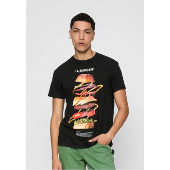 Mister Tee Тениска A Burger Tee black XXLUB-MT2514-00007 - Черен, размер XL