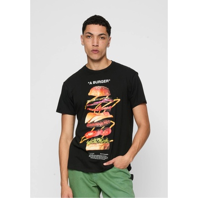 Mister Tee Тениска A Burger Tee black XXLUB-MT2514-00007 - Черен, размер XL