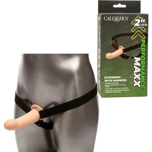  Пенис колан, мек силиконов материал, 16см. - Extension Harness Flesh (D-239410)