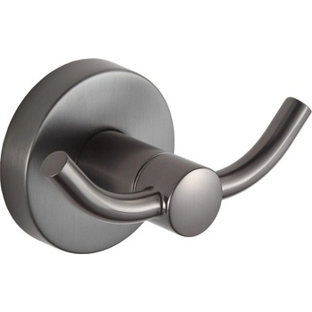 Mexen Remo двойна кука за кърпа, матирано сиво с четка - 70507352-66 (70507352-66)