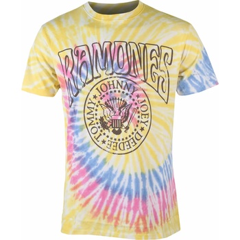 Image 1 of ROCK OFF мъжка тениска Ramones - Crest Psych - ЖЪЛТ - ЧЕРЕН - ROCK OFF - RATS60MDD