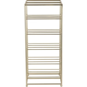 PT LIVING Метален стелаж за вино в златист цвят брой бутилки 10 25x57x22, 5 cm Dual Floor - PT LIVING (PT4273GD)