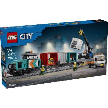 Image 1 of LEGO® City - Harbor Freight Train with Crane & Truck (60509)
