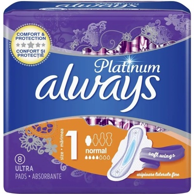 Always Platinum Normal дамски превръзки 8бр (8001090444875)