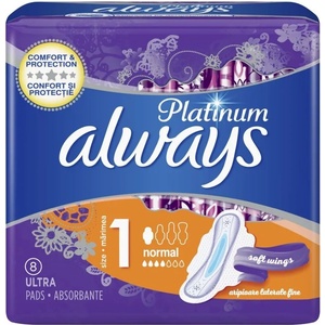 Always Platinum Normal дамски превръзки 8бр (8001090444875)