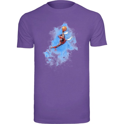 Mister Tee Тениска Basketball Clouds Tee ultraviolet MUB-MT1482-01459 - Черен, размер M