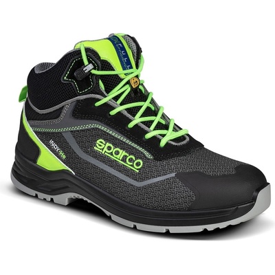 Sparco INDY RANGER ESD S3S SR LG Bezpečnostná obuv Čierna-Zelená