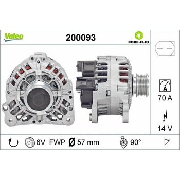 Alternátor VALEO 200093