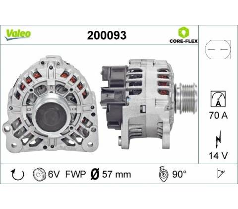 Alternátor VALEO 200093