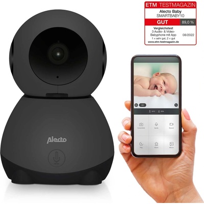 Alecto chůvička s wifi kamerou a automatickým pohybem SMARTBABY10BK