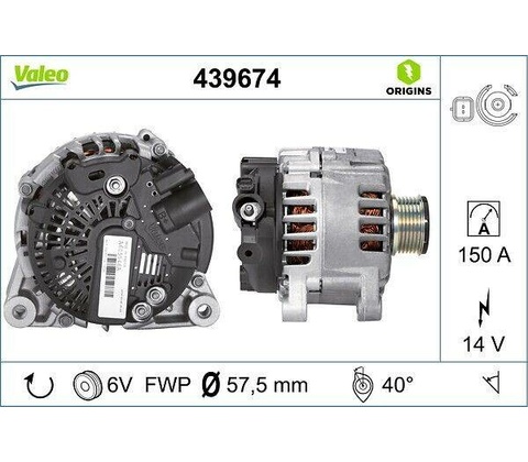 Generátor VALEO 439674