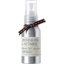 Bathhouse Spanish Fig & Nutmeg olej na holení 30 ml