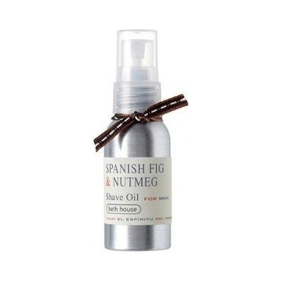 Bathhouse Spanish Fig & Nutmeg olej na holení 30 ml