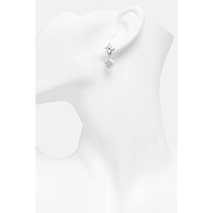 Guess обици дамски от неръждаема стомана SPINNING BLOOM (JUBE06.470JW)