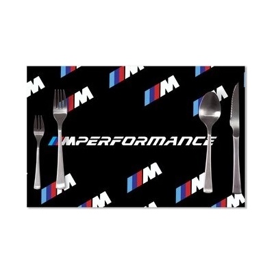 Sablio Prostírání Mperformance černý vzor 40x30cm