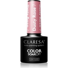 Claresa SoakOff UV/LED Color Dusty Rose gélový lak na nechty odtieň 7 5 g