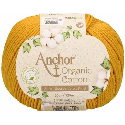 Anchor Organic Cotton 249 Hořčicová