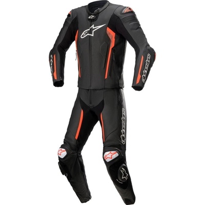 Dvoudílná kombinéza Alpinestars Missile V2 černá/červená