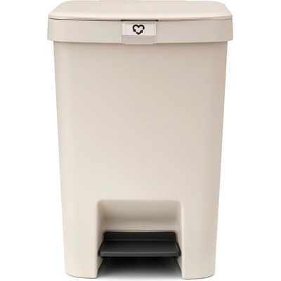 Brabantia Кош за смет с педал Brabantia StepUp 25L, Soft Beige